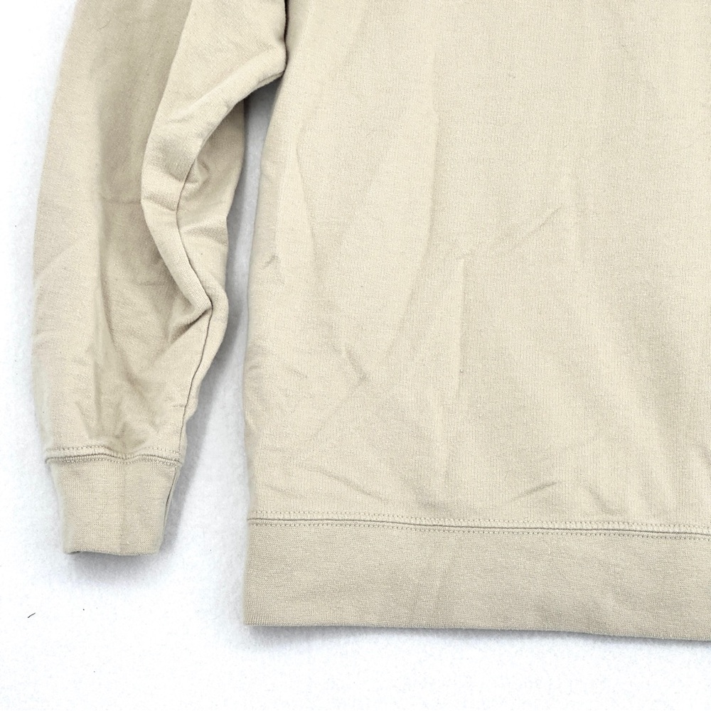 Independent Trading Co Men’s Zip Up Hoodie Tan Beige Full Zip Sweatshirt Medium - Picture 10 of 16